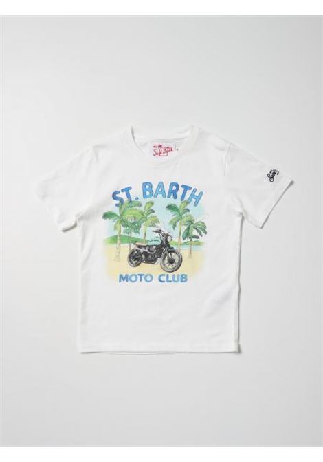 T-shirt con stampa SAINT BARTH | TSH0001 T-SHIRT BOYMOTO CLUB 01N 01166B